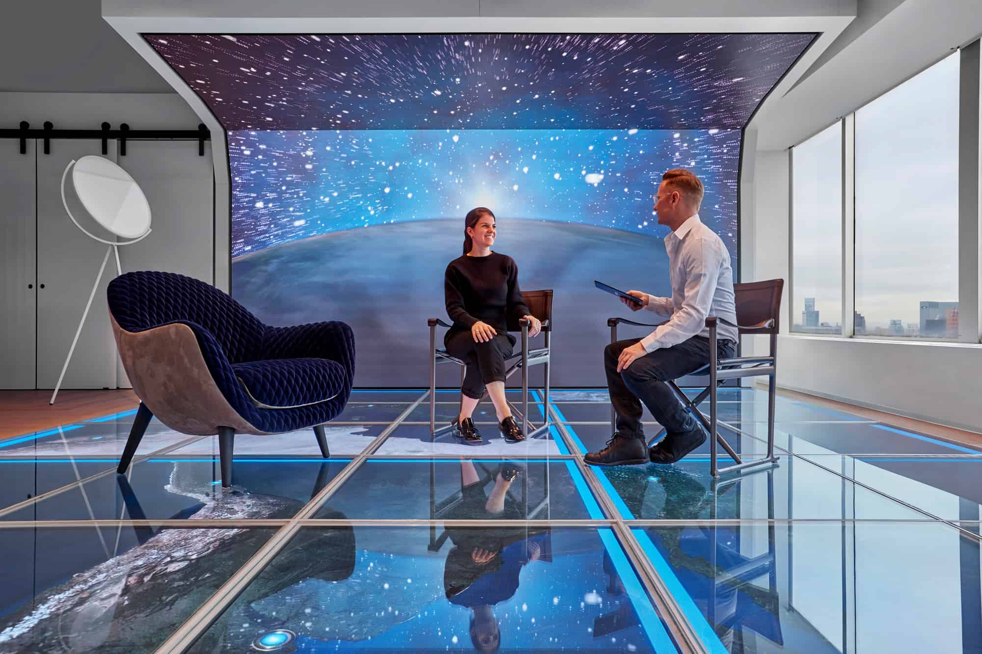 HIPDC_VisaNY_21 Visa NYC immersive lab video wall