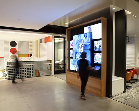 interactive digital signage McDonalds workplace